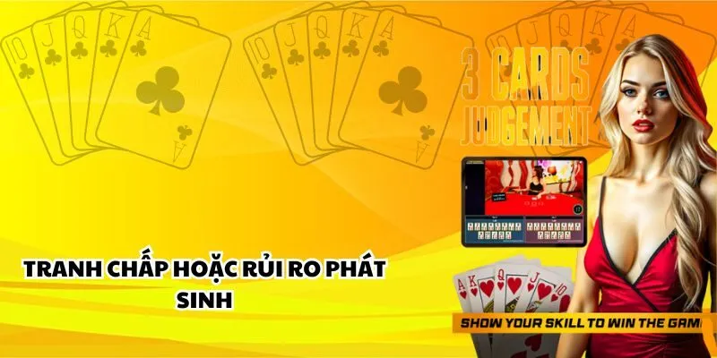 Tranh chấp hoặc rủi ro phát sinh miễn trừ trách nhiệm từ bên thứ ba