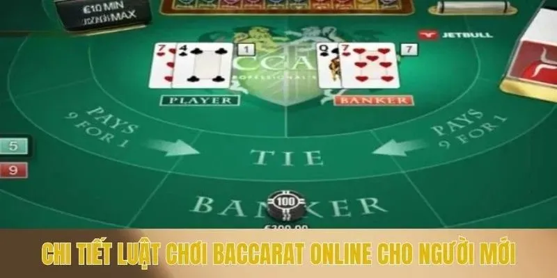 Quy trình luật chơi baccarat online dễ hiểu