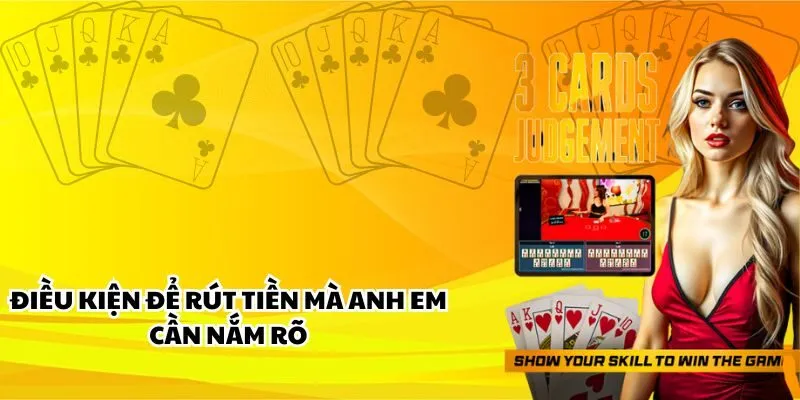 Điều kiện để rút tiền Bongx9 mà anh em cần nắm rõ